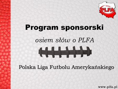 Polska Liga Futbolu Amerykańskiego