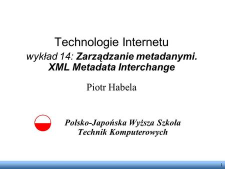 Polsko-Japońska Wyższa Szkoła Technik Komputerowych