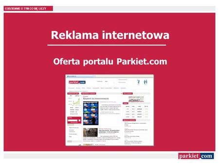 Oferta portalu Parkiet.com