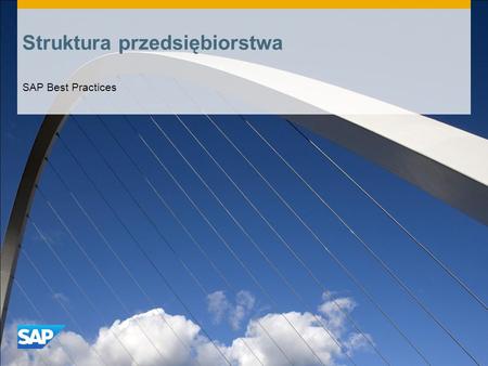 Struktura przedsiębiorstwa SAP Best Practices. ©2011 SAP AG. All rights reserved.2 Obszar rachunku kosztów 1000 Dane te są tworzone w BB 101 Obszar wyników.