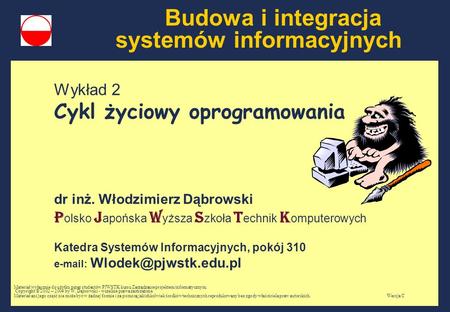 Budowa i integracja systemów informacyjnych