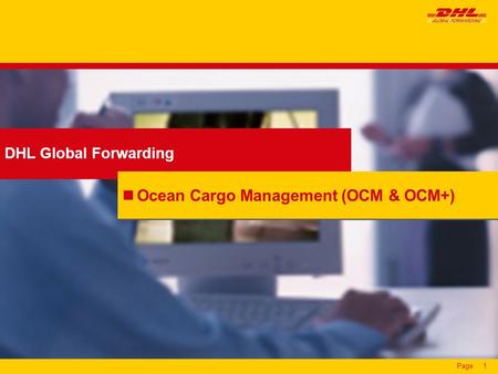 Ocean Cargo Management (OCM & OCM+)
