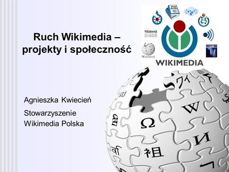 Ruch Wikimedia – projekty i społeczność