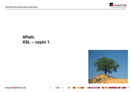 XPath. XSL – część 1..
