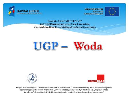 UGP – Woda.