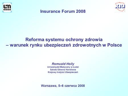 Reforma systemu ochrony zdrowia