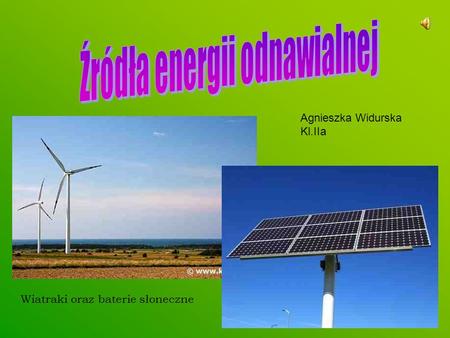 Źródła energii odnawialnej