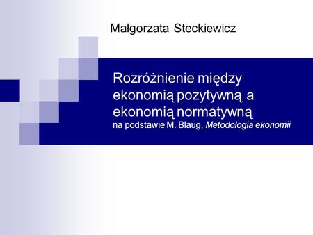 Małgorzata Steckiewicz