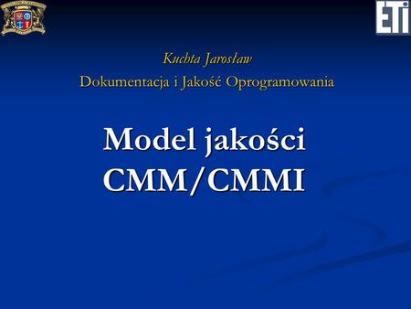 Model jakości CMM/CMMI
