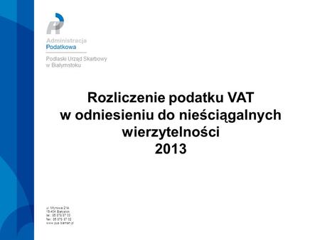 Rozliczenie podatku VAT w odniesieniu do nieściągalnych wierzytelności