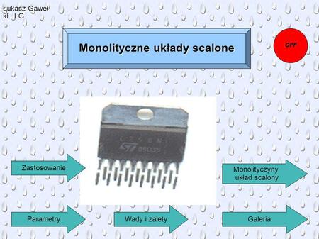 Monolityczne układy scalone