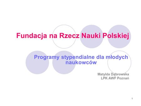 Fundacja na Rzecz Nauki Polskiej