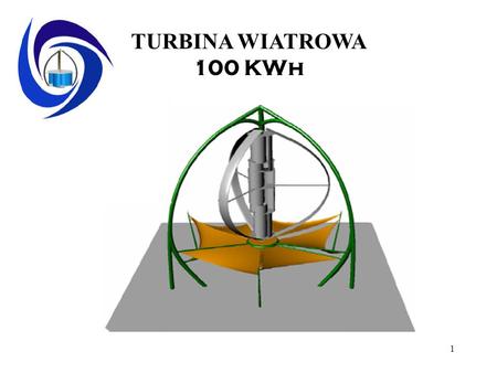 TURBINA WIATROWA 100 KWh.
