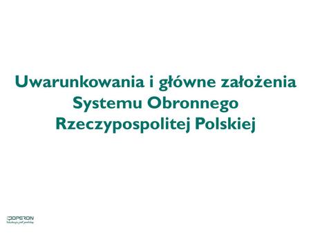 Konstytucja Rzeczypospolitej Polskiej z dnia 2 kwietnia 1997 roku (Dz