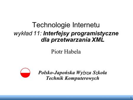 Polsko-Japońska Wyższa Szkoła Technik Komputerowych