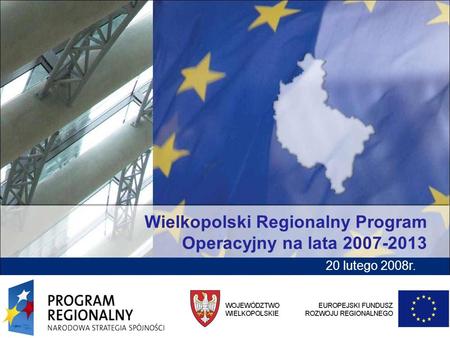 Wielkopolski Regionalny Program Operacyjny na lata