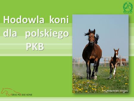 Hodowla koni dla polskiego PKB