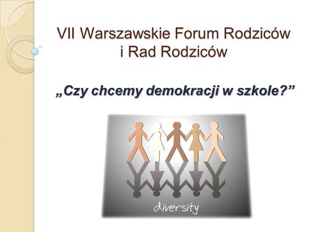 VII Warszawskie Forum Rodziców i Rad Rodziców