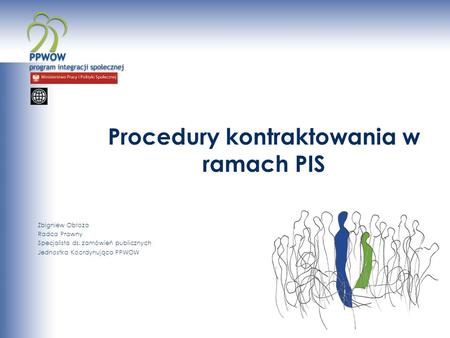 Procedury kontraktowania w ramach PIS