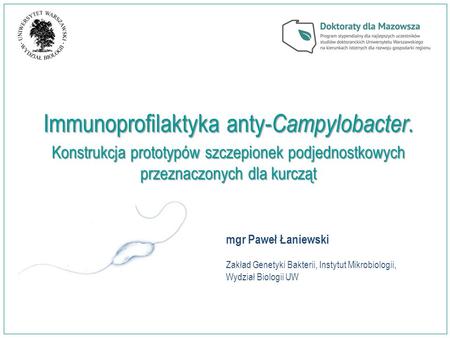 Immunoprofilaktyka anty-Campylobacter.