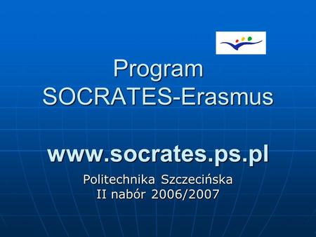 Program SOCRATES-Erasmus