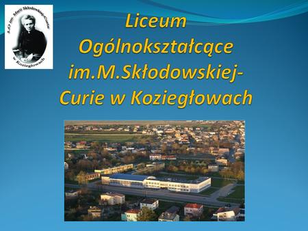 Nasza szkoła powstała w 1946 roku, a więc jako pierwsza w całym obecnym powiecie myszkowskim.
