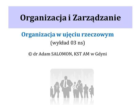 Organizacja i Zarządzanie