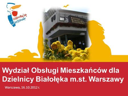 Wydział Obsługi Mieszkańców dla Dzielnicy Białołęka m.st. Warszawy