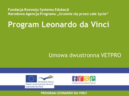 Program Leonardo da Vinci