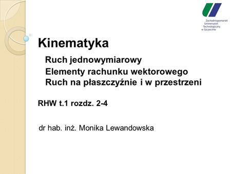 dr hab. inż. Monika Lewandowska
