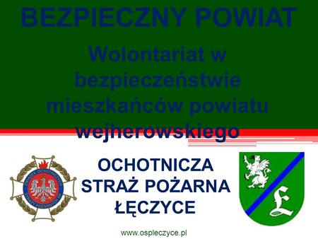 Wolontariat w bezpieczeństwie mieszkańców powiatu wejherowskiego