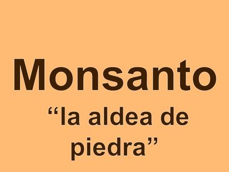 Monsanto to historyczna wieś w Portugalii. Znajduje się we wschodniej części kraju w regionie Castelo Branco, na północny wschód od miasta Castelo.