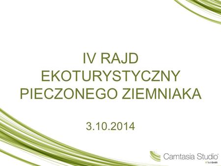 IV RAJD EKOTURYSTYCZNY PIECZONEGO ZIEMNIAKA 3.10.2014.