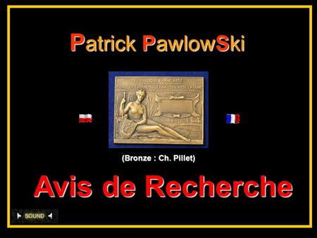 P atrick PawlowSki (Bronze : Ch. Pillet) Avis de Recherche.