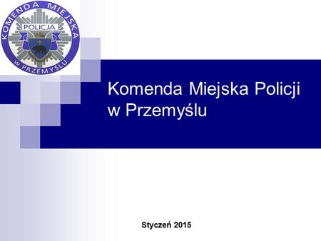 Komenda Miejska Policji w Przemyślu