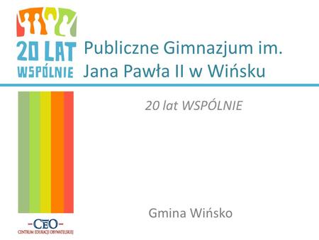 Publiczne Gimnazjum im. Jana Pawła II w Wińsku