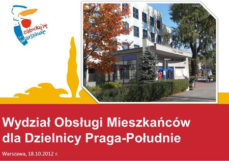 Wydział Obsługi Mieszkańców dla Dzielnicy Praga-Południe