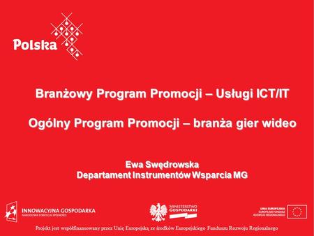 Branżowy Program Promocji – Usługi ICT/IT
