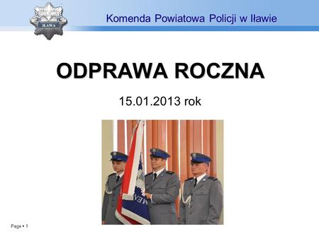 Komenda Powiatowa Policji w Iławie