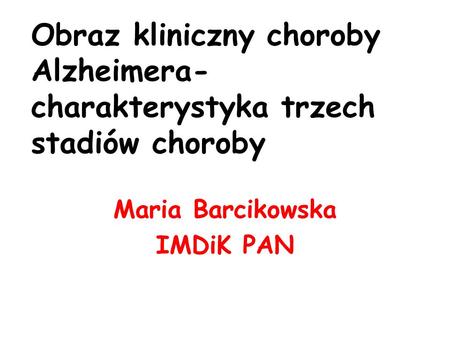 Maria Barcikowska IMDiK PAN
