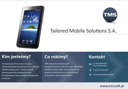 Agenda 1 Tailored Mobile Solutions S.A 2 Aplikacja TMS Finance 3