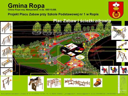 Gmina Ropa Plac Zabaw i ścieżki zdrowia