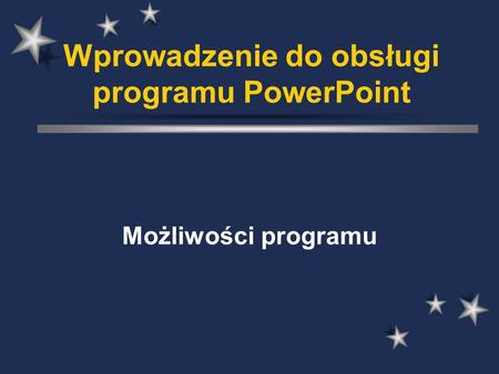 Wprowadzenie do obsługi programu PowerPoint