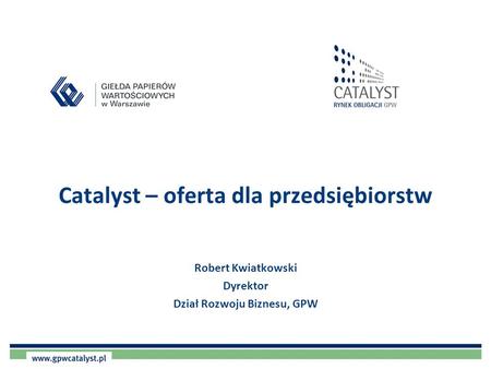 Catalyst – oferta dla przedsiębiorstw