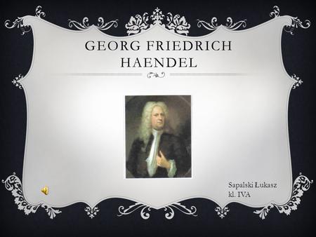 Georg fRiedrich Haendel
