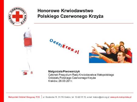Honorowe Krwiodawstwo Polskiego Czerwonego Krzyża