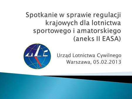 Urząd Lotnictwa Cywilnego Warszawa,