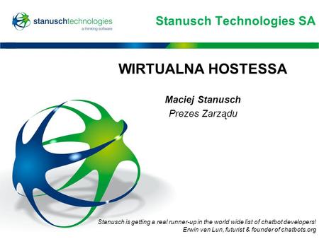 Stanusch Technologies SA