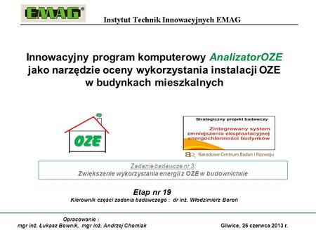 Zwiększenie wykorzystania energii z OZE w budownictwie