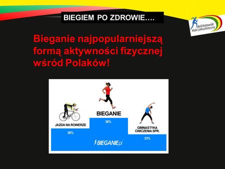 Bieganie najpopularniejszą formą aktywności fizycznej wśród Polaków!